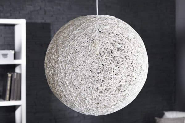 Biela závesná lampa Cocoon Ø 60 cm »