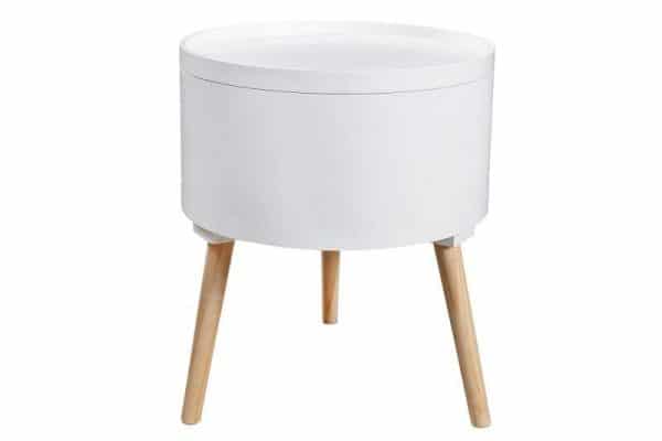Biely drevený konferenčný stolík Multi Talent 40 x 45 cm »