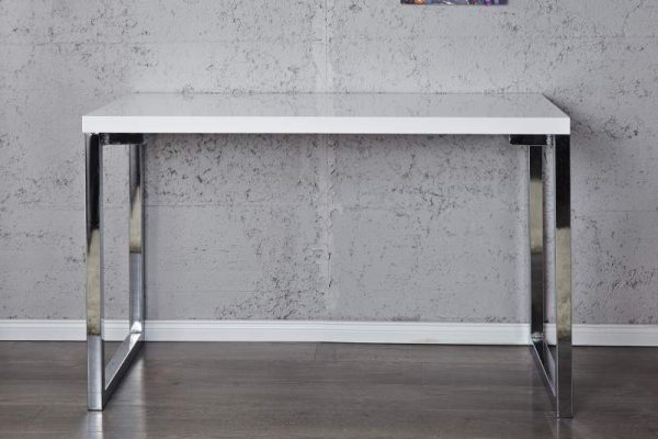 Biely písací stôl White Desk 60 x 120 cm – 40 mm »