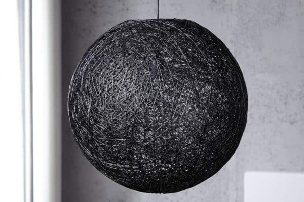 Čierna závesná lampa Cocoon Ø 60 cm »