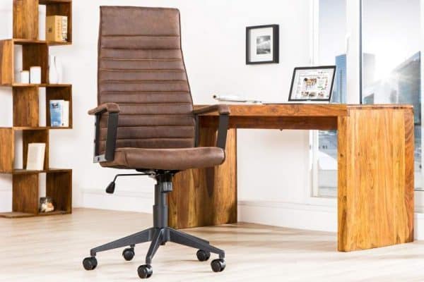 Hnedá kancelárska stolička Lazio High »