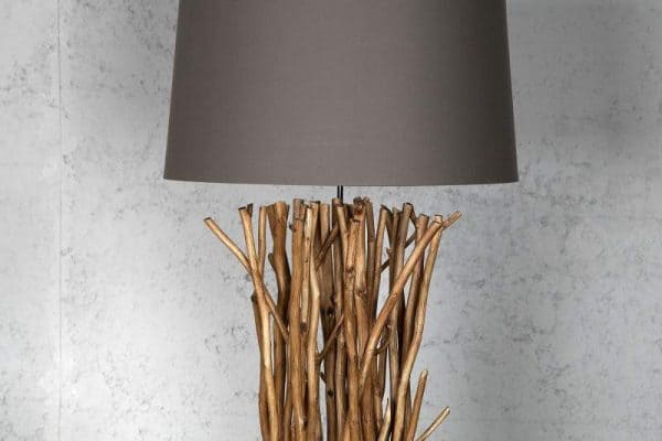 Hnedá stojanová lampa z naplaveného dreva Euphoria 175 cm »