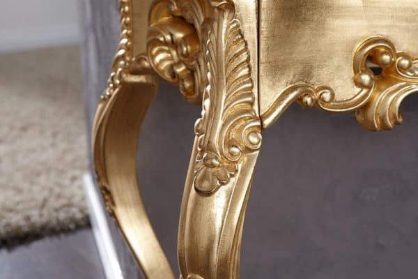 Zlatý toaletný stolík Venice 35 x 110 cm »