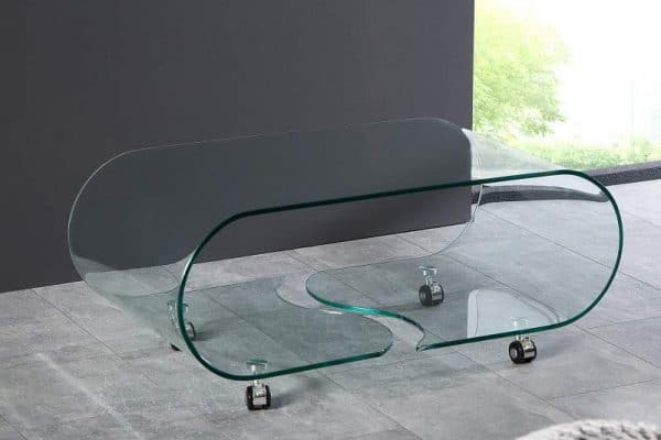 Sklenený konferenčný stolík Ghost 50 x 90 cm »