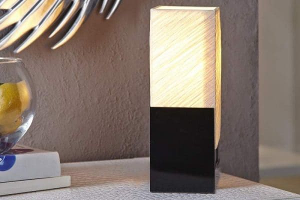 Biela stolová lampa Twilight 25 cm »