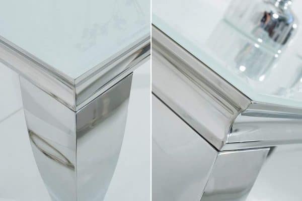 Biely stolík Modern Barock 50 x 140 cm – 10 mm »