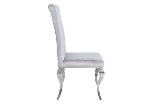 Sivá jedálenská stolička Modern Barock »