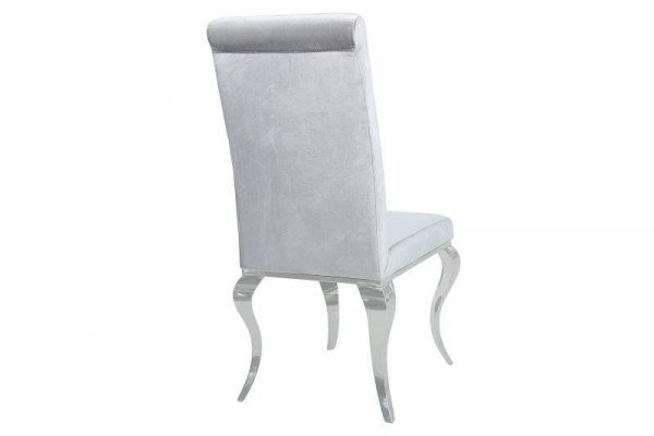 Sivá jedálenská stolička Modern Barock »