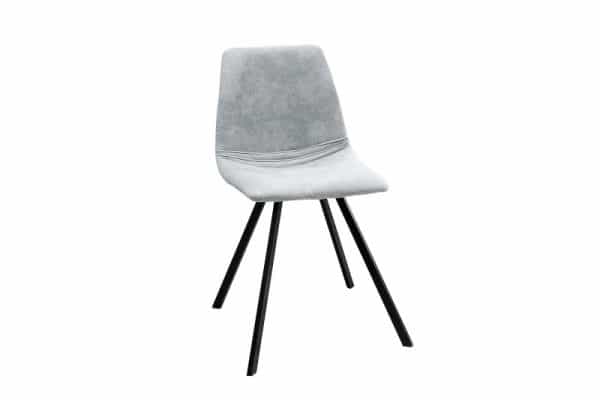Svetlosivá jedálenská stolička Amsterdam Retro stone »