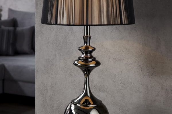 Čierna stojanová lampa Lucie 160 cm »