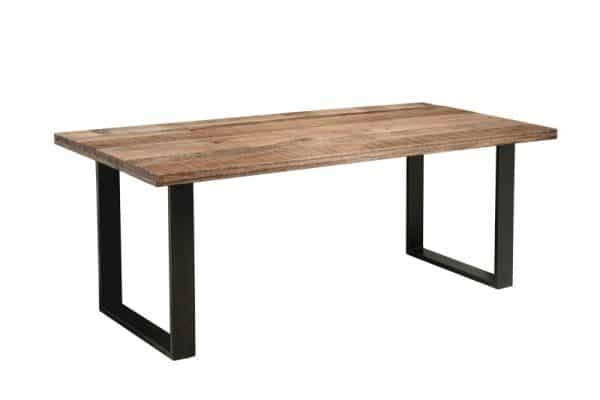 Drevený jedálenský stôl Iron Craft 90 x 200 cm – 45 mm »