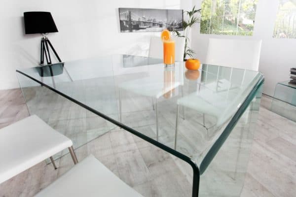 Sklenený písací stôl Ghost 70 x 120 cm »