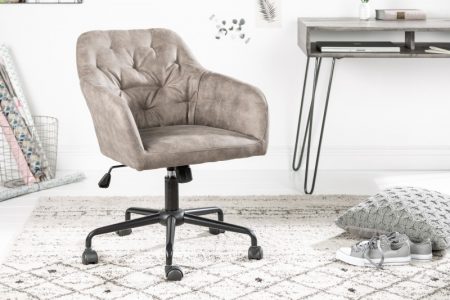 Béžová kancelárska stolička Dutch Comfort