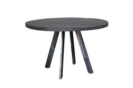 Jedálenský stôl Iron Craft 120cm rund sivá Mango