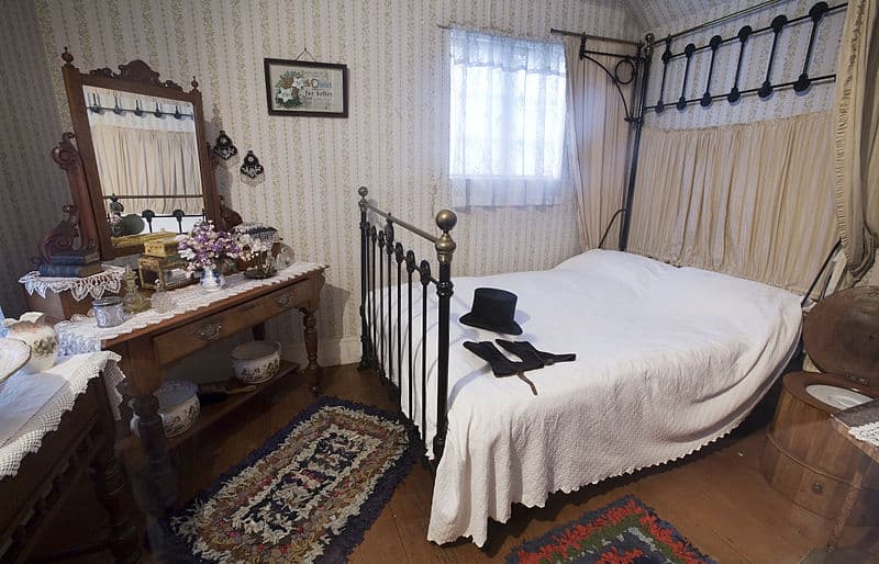 Spálňa z 19. storočia, Auckland.