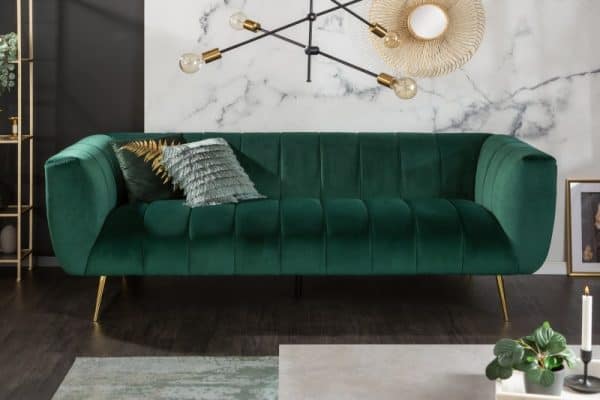 Sofa Noblesse 225cm smaragdzelená