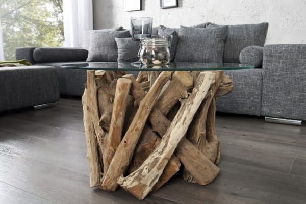 Konferenčný stolík Nature Lounge 50cm teakové drevo Gestell