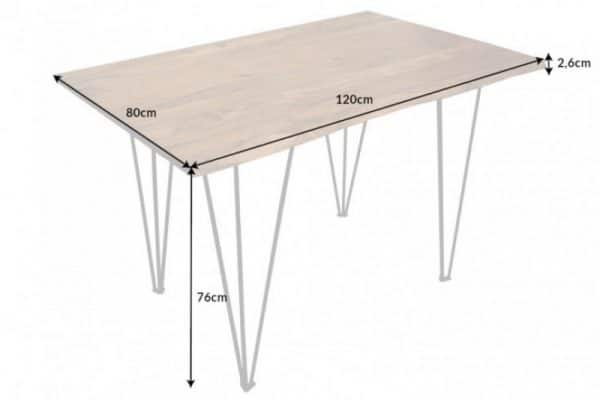 Jedálenský stôl Mammut 120cm agát 26mm
