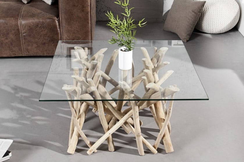 Konferenčný stolík Driftwood bude ozdobou vo vašej obývačke. Zdroj: iKuchyne.sk