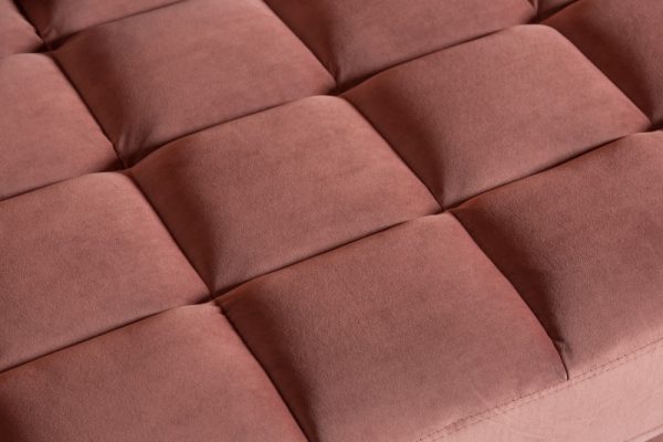 Sofa Cozy Velvet 225cm altrosa zamat