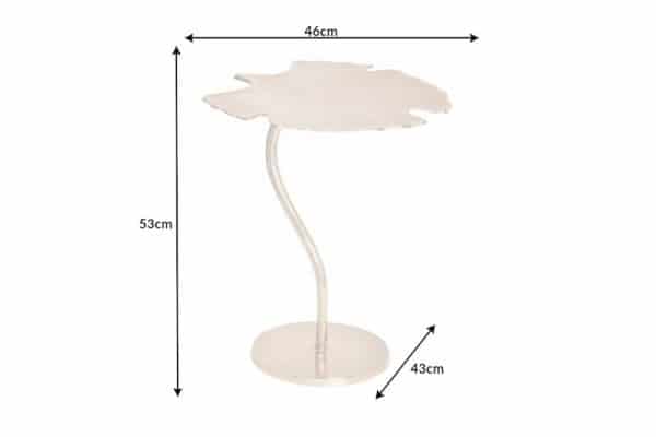 Konferenčný stolík Ginkgo leaf 53cm zlatá