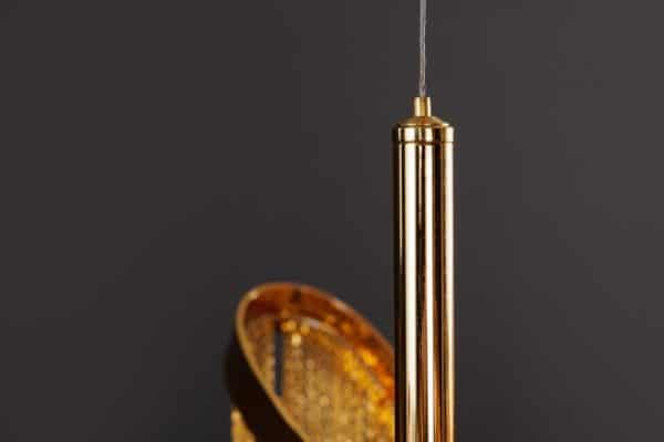 Závesná lampa Royal 118cm zlatá