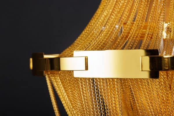 Závesná lampa Royal zlatá XL 70cm